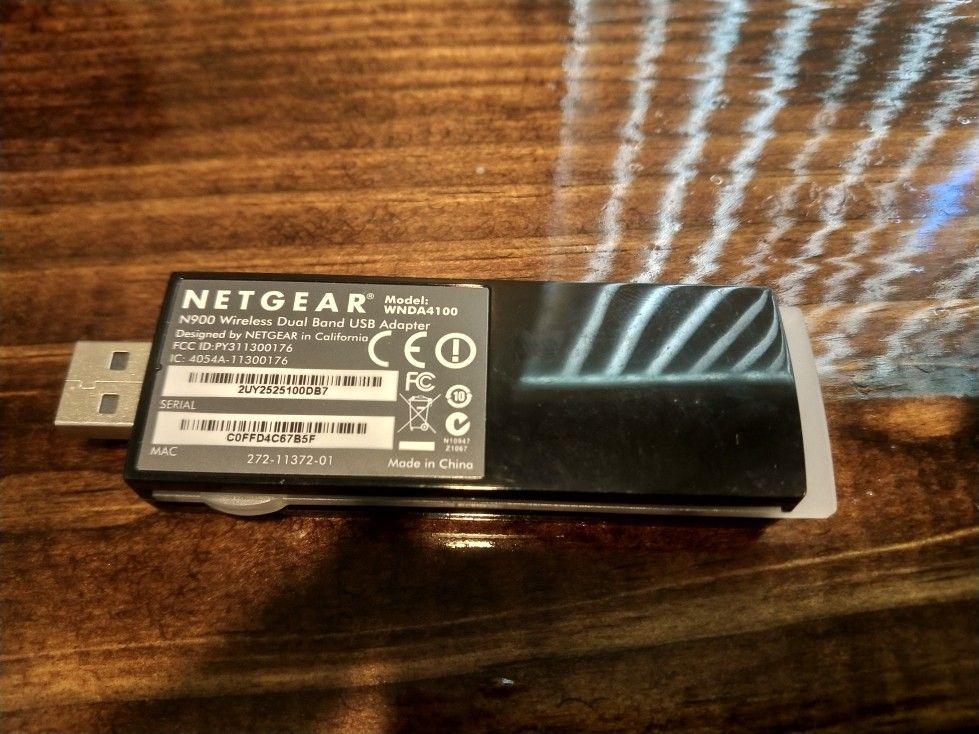 Netgear wireless adapter - WNDA4100