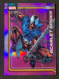 2026 Topps Chrome Marvel Scarlet Spider Pink Refractor /250