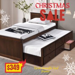 Twin Trundle Bed Frame 