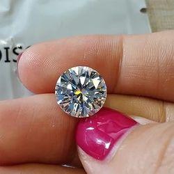 1 CARAT Round Brilliant DIAMOND White D Colorless VS1 For Engagement Ring Wedding Anniversary Birthday Christmas, Men, Women, Necklace, Bracelet