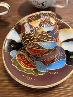 Small teacup and saucer