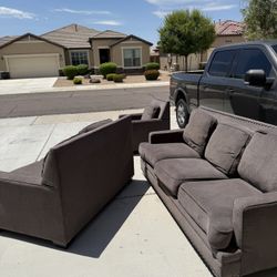 Sofa, Loveseat And Chair