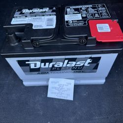 Battery New!!!   Duralast Platinum Battery H6-AGM