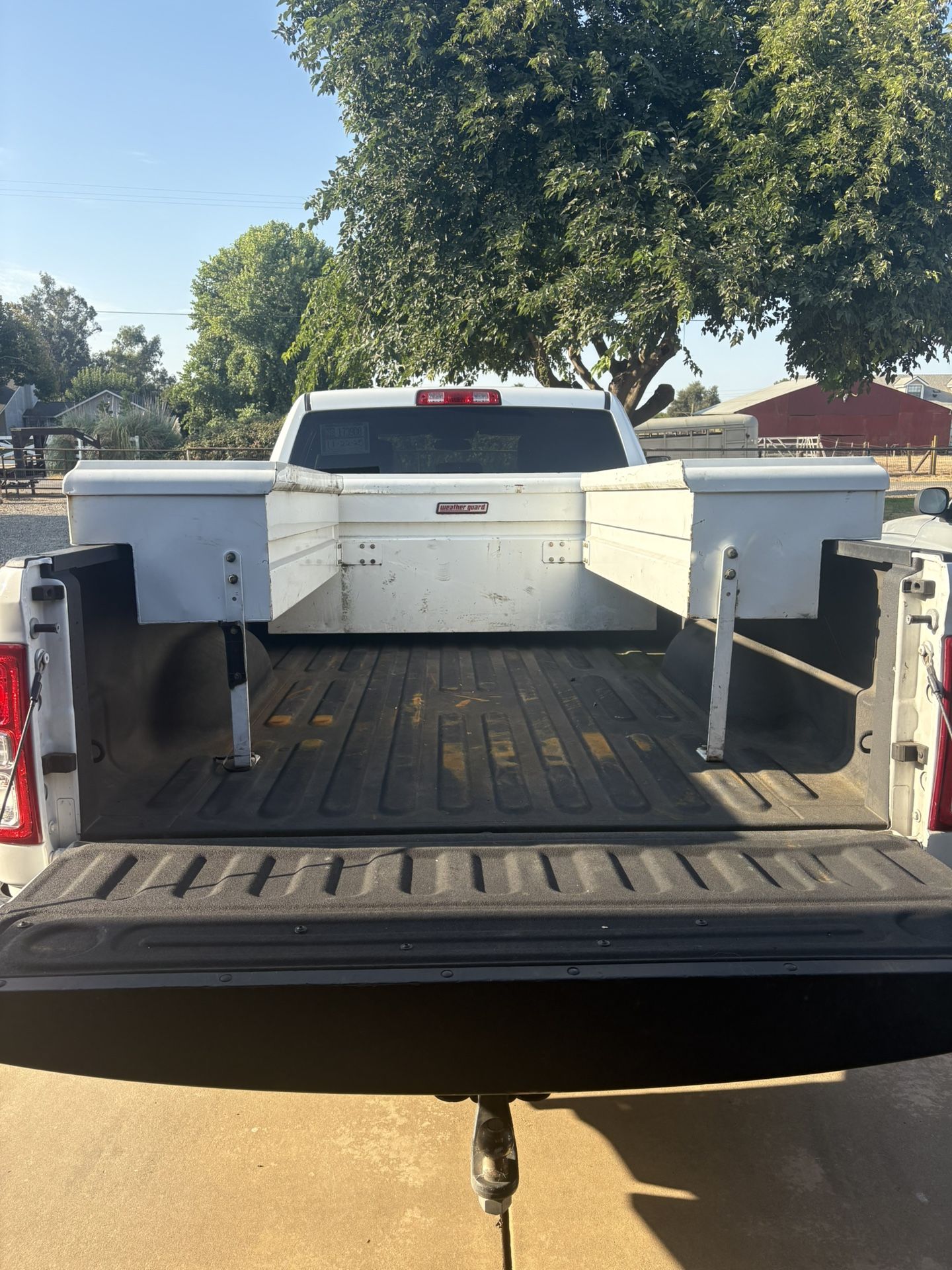 White Weather Guard Toolboxes