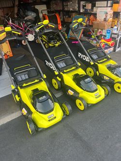 Ryobi 40V HP Brushless 20" Self-Propelled Lawn Mower only  Three available for only $120 each, tool only
