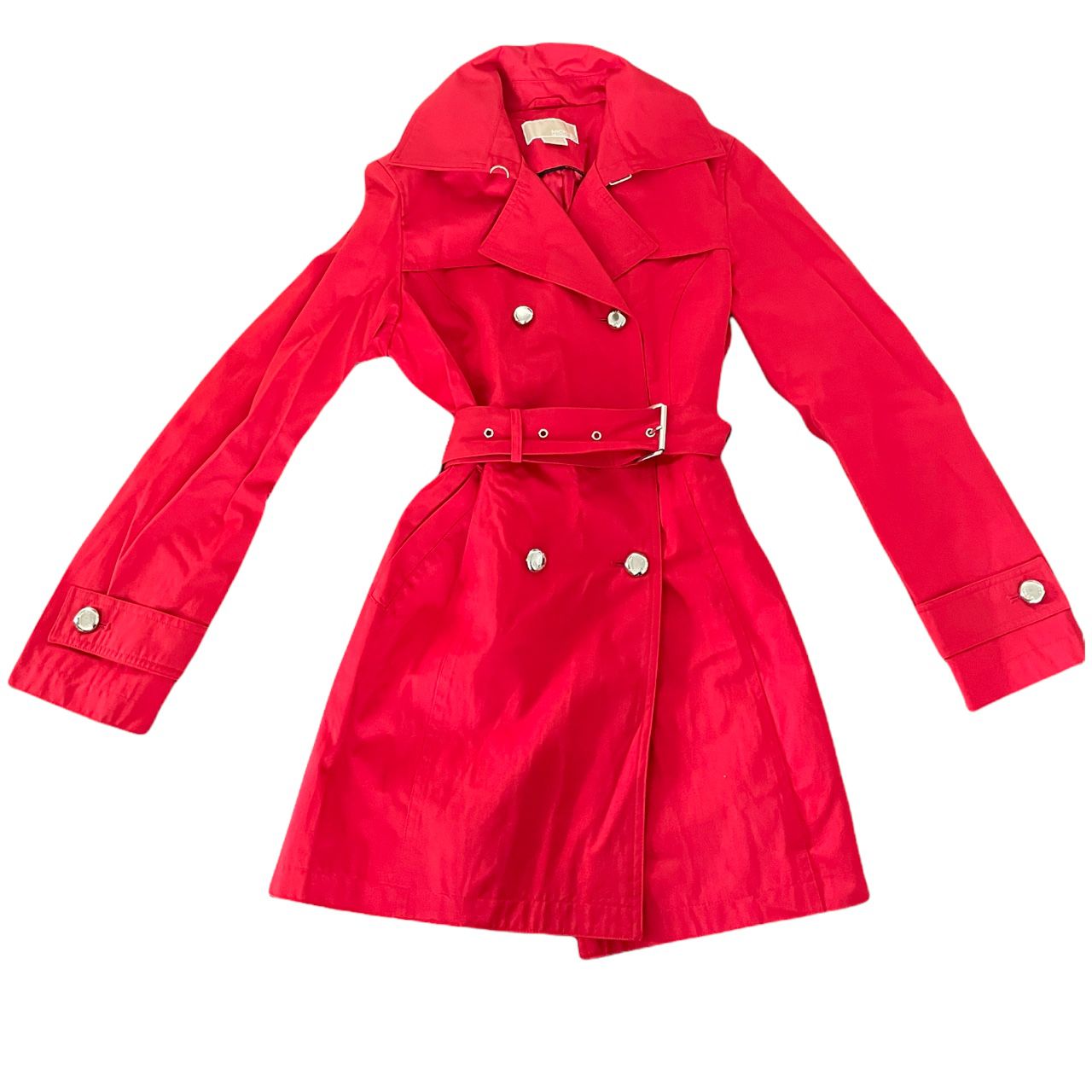 Michael Kors Red Raincoat