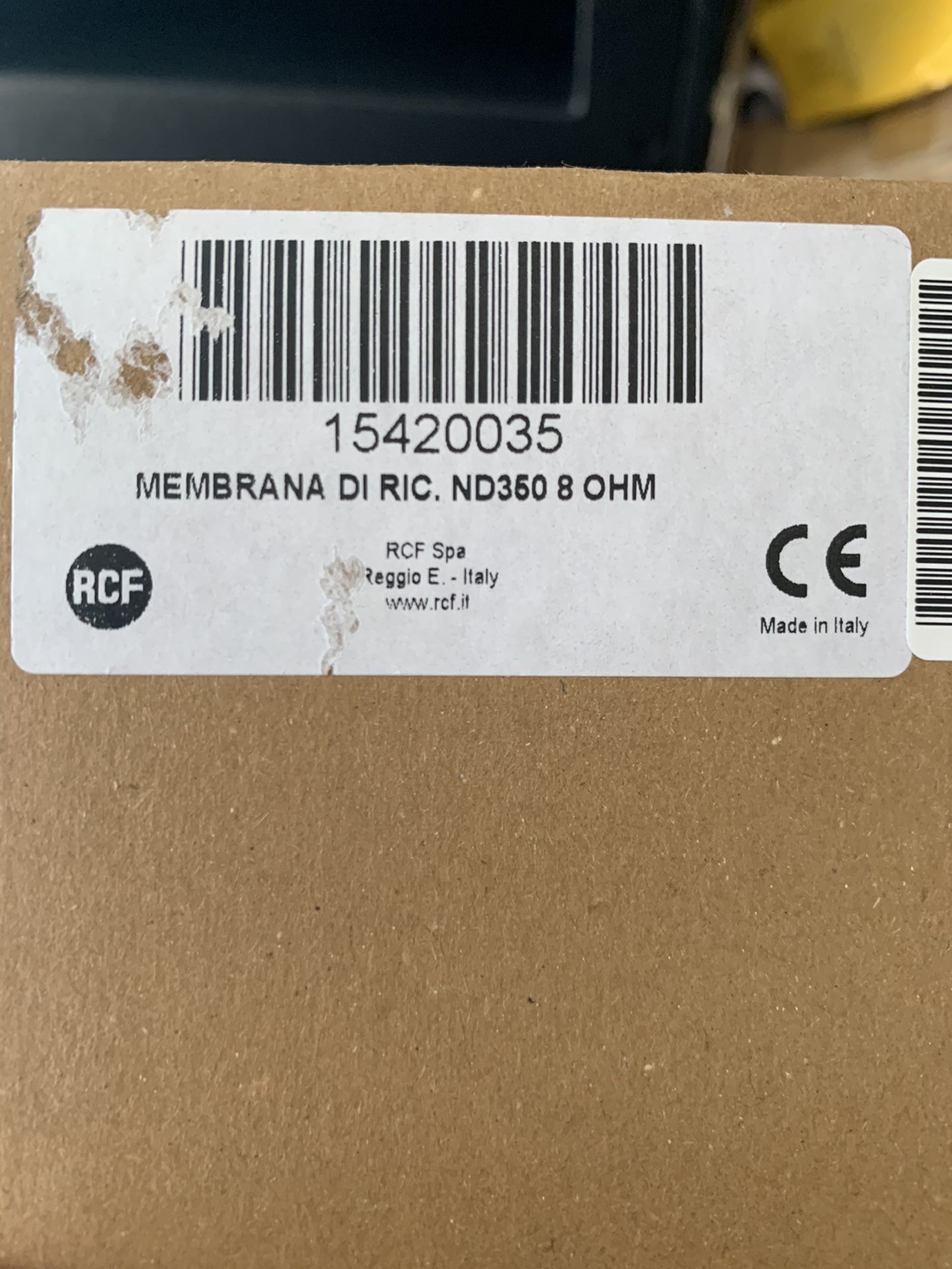 Rcf spare tweeter for HDL series