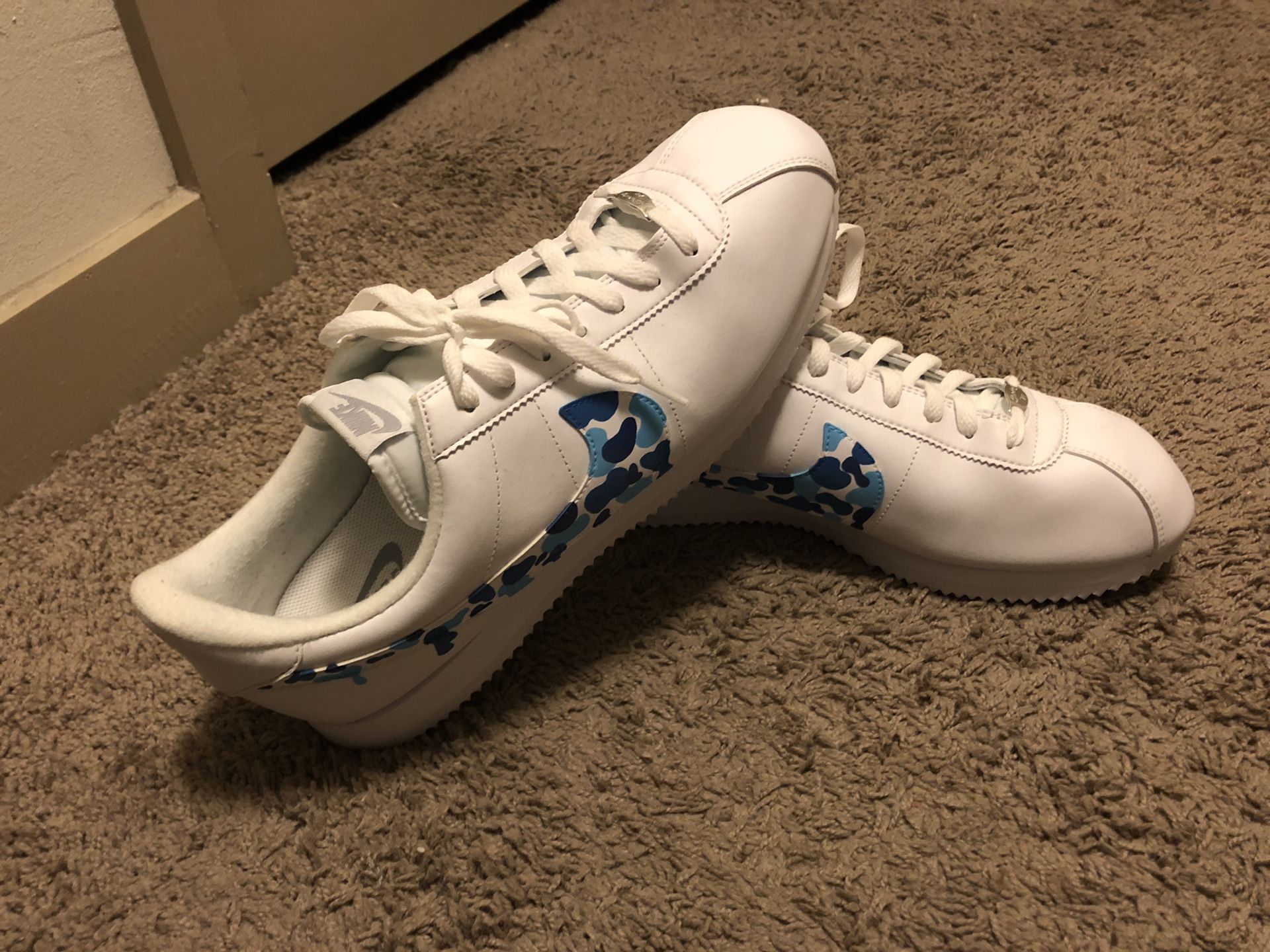 Men's Nike Custom Cortez In Hypebeast Blue Camo Size 13 for Sale in Pompano  Beach, FL - OfferUp