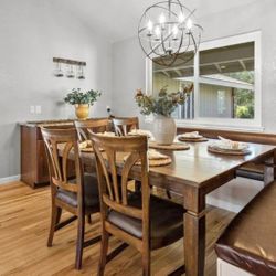 Solid Wood Dining Table No Credit Needed Payment Options Available Pick Up Today With No Interest 