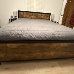 Bed Frame And Mattress 