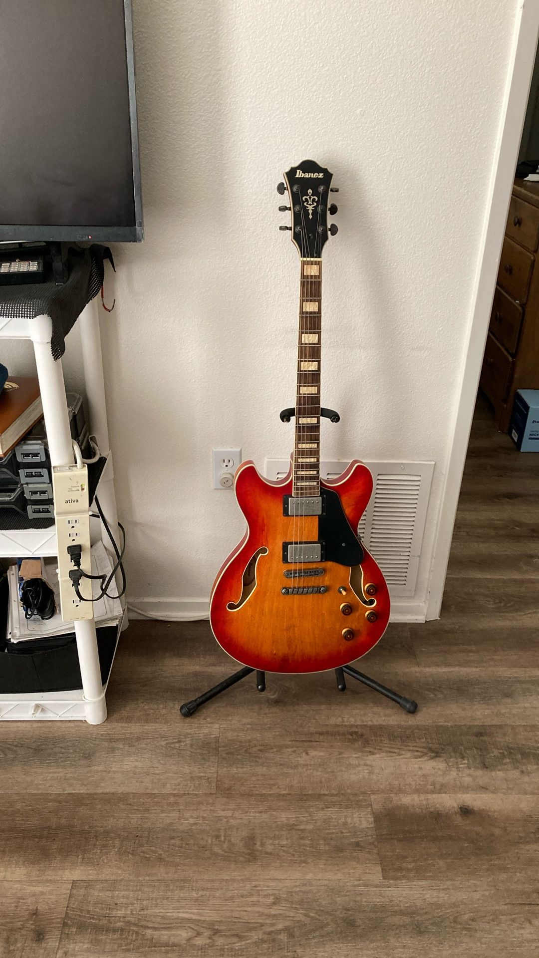 Ibanez ASV73 Val Semi Hollow Body  Vintage Low Gloss
