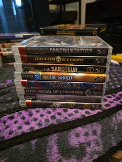 Ps3 Video Games (8) Lot