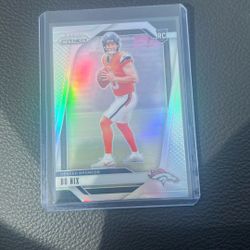 2024 Panini Prizm Rookie Bo Nix Silver #309 Broncos