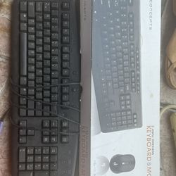 Wireless keyboard and mouse