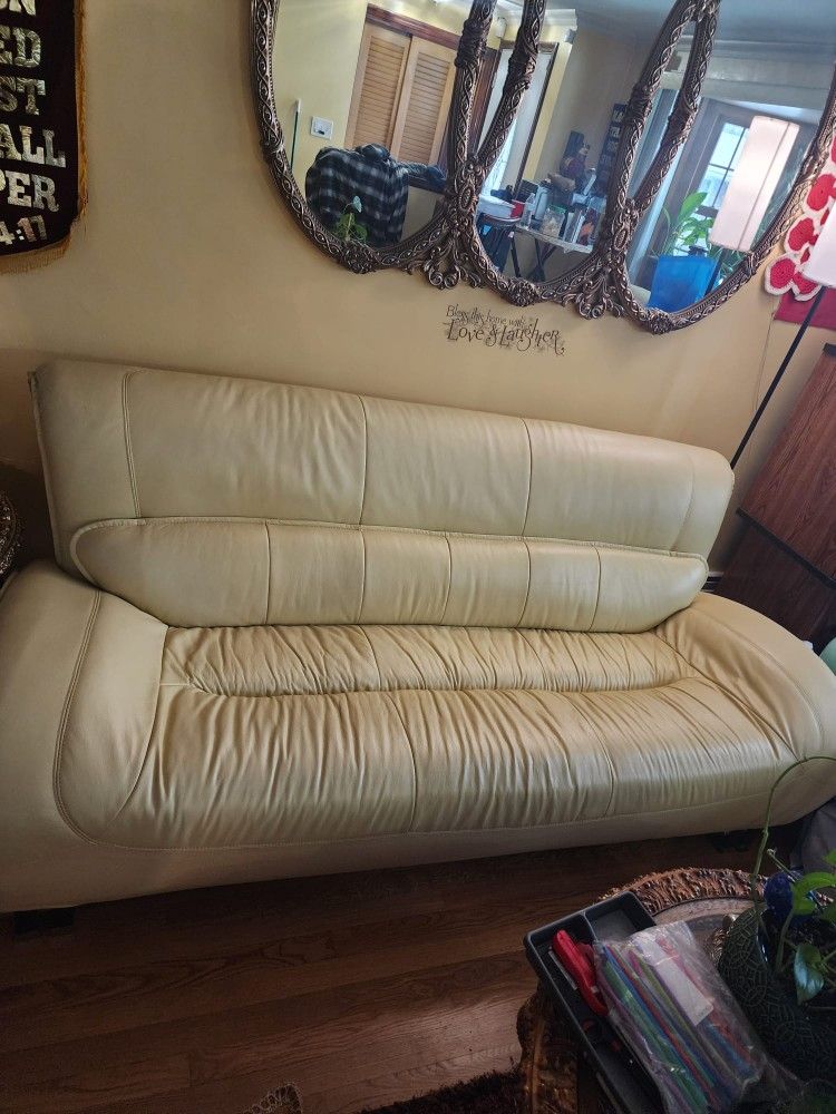 Elegant Yellow Sofa & Love Seat Set.