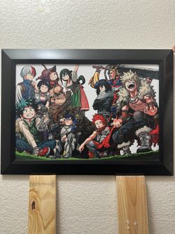 Framed My Hero Acadamia Picture 