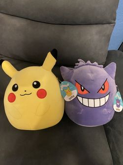 Pokemon Pikachu & Gengar Squishmallow 10in 2023