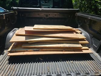 5  4x4 sheets of 3/4 inch plywood  pus some  tails
