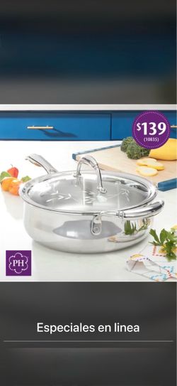 Stainless Steel Sauté Pan with Glass Lid solo para recoger o entregar en jurupa valley y sus alrededores
