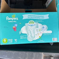 Size 6 Pampers Diapers