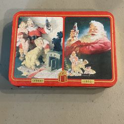 Vintage Coca Cola Nostalgia Playing Cards. Limited Edition 2 Decks in a Collectible Tin. One deck sealed, one deck open, complete, and like new
