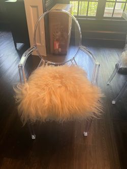 Clear acrylic chairs