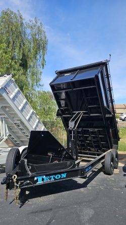 2026 TETON Dump Trailer 7x14x4 TDM 16K GVWR