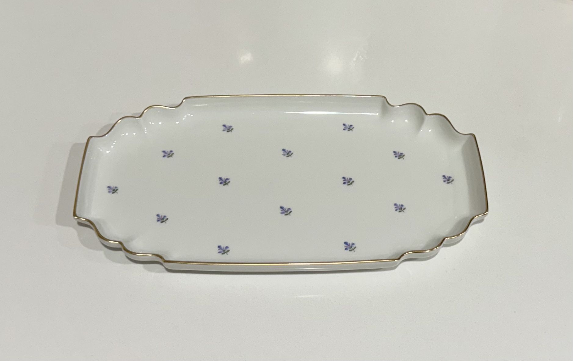 Vintage Austrian Augarten Wien Porcelain Tray