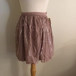 NEW CHAN LUU SEQUIN SKIRT SIZE SMALL   