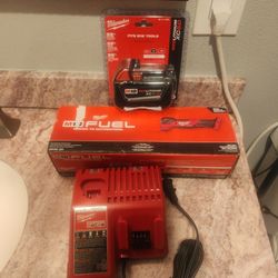 Milwaukee M18 fuel new with battery and charger firm price