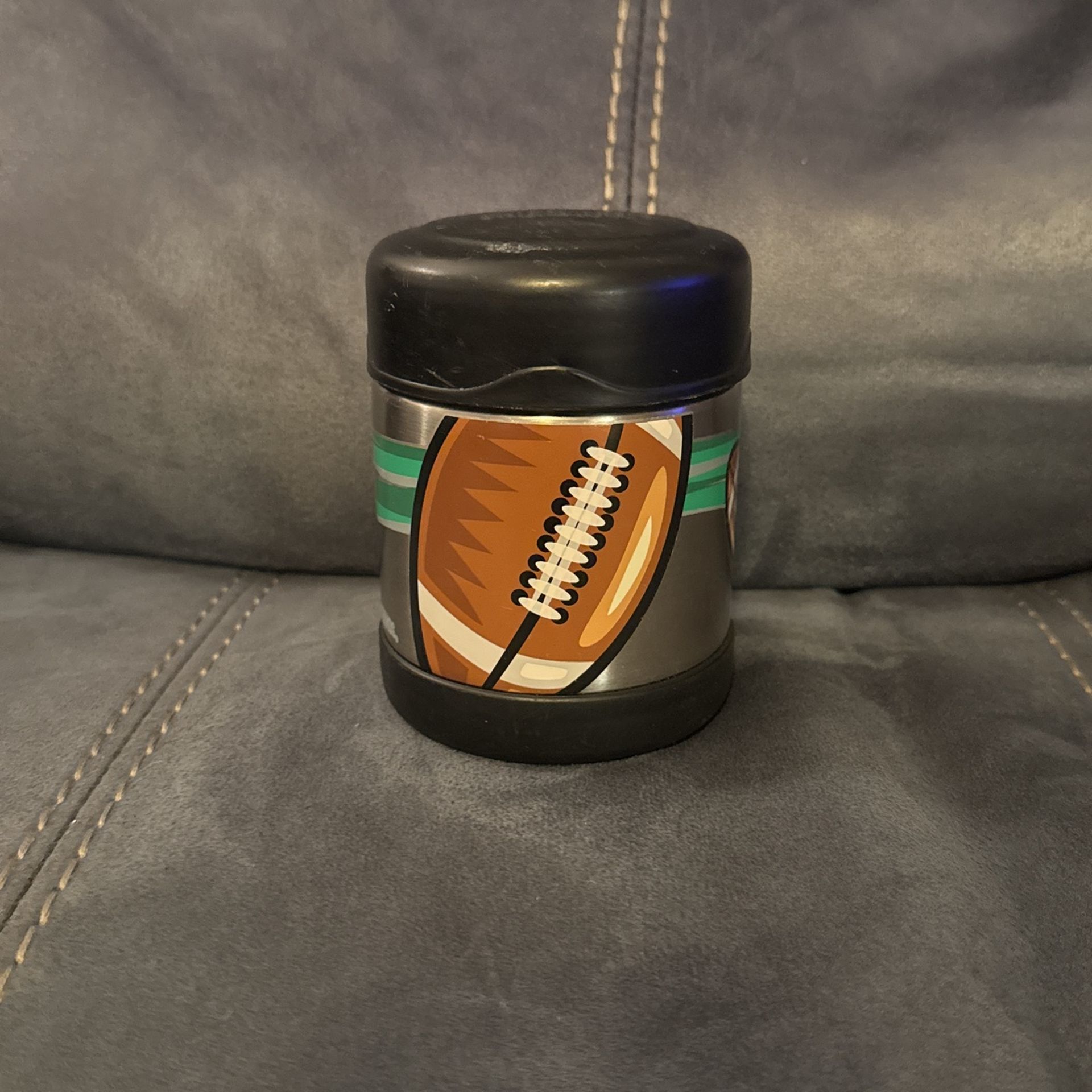 Thermos Football Food Snack Lunch Container Hot Cold