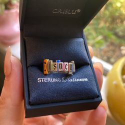 Disneyland Crislu marque Ring Size 6