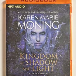 KINGDOM OF SHADOW AND LIGHT by Karen Marie Moning (A Fever Novel) Audio MP3-CD Audiobook *Unused* Paranormal Romance 