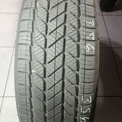 235/65/18. One Used Bridgestone Tire Great Tread.