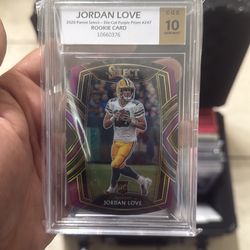 2020 panini select Jordan love RC cgs 10