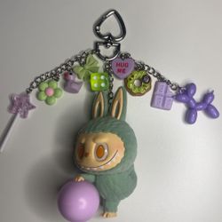 The Monsters Lazy Yoga Keychain 