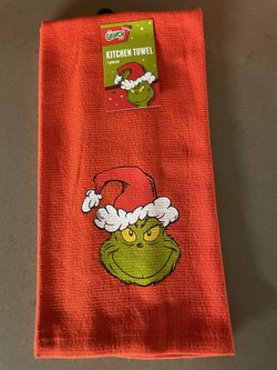 Grinch Kitchen Towel  