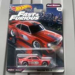 Hotwheels Fast And Furious Rx3