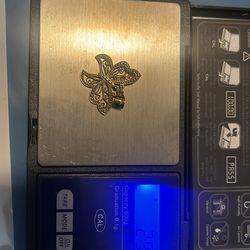 14k gold butterfly pendant