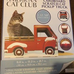 Cat Scratcher Christmas Truck 