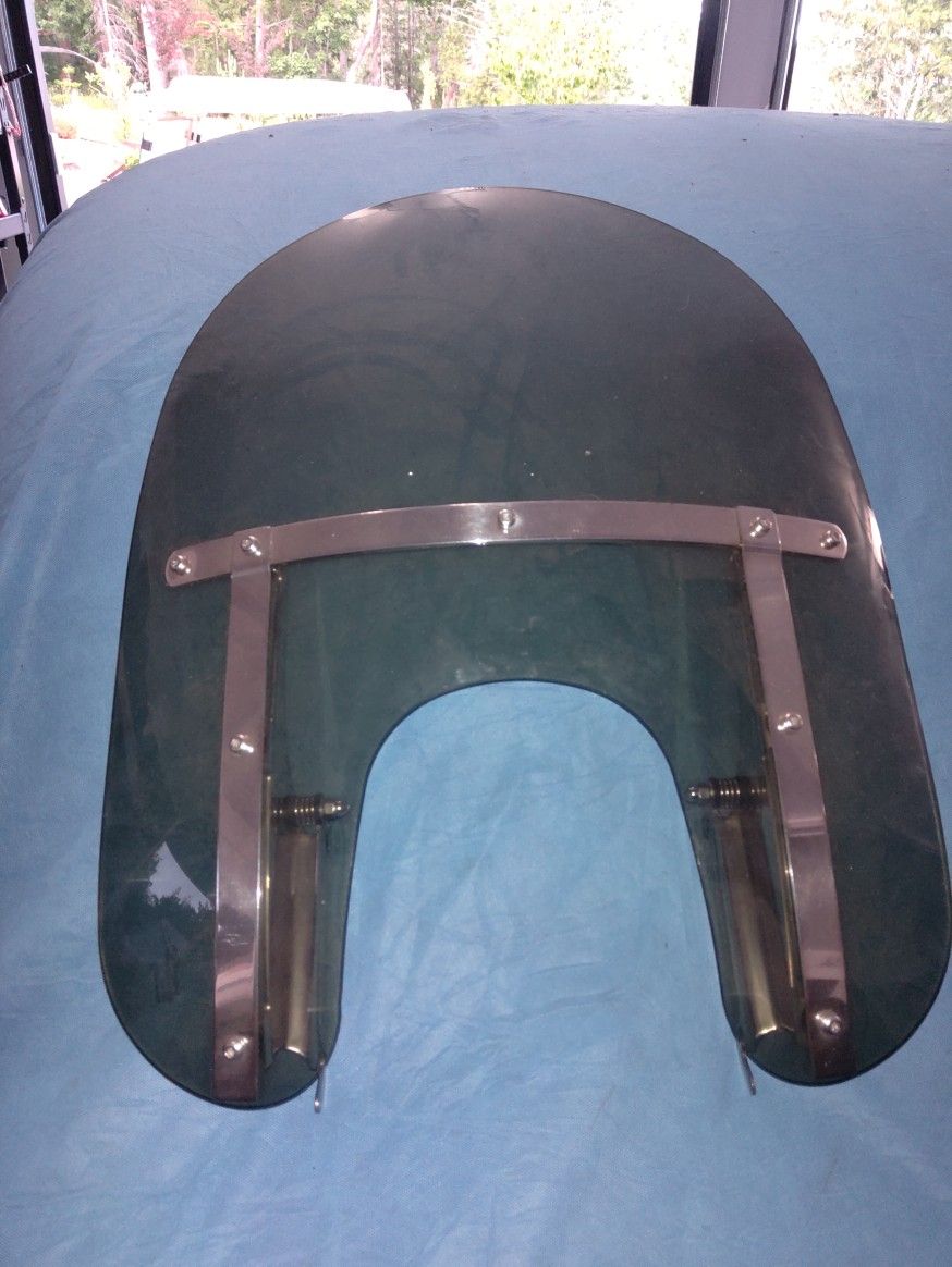 Harley Davidson Or Other Motorcycle Shield Tinted