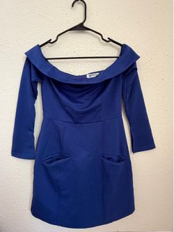 Blue dress