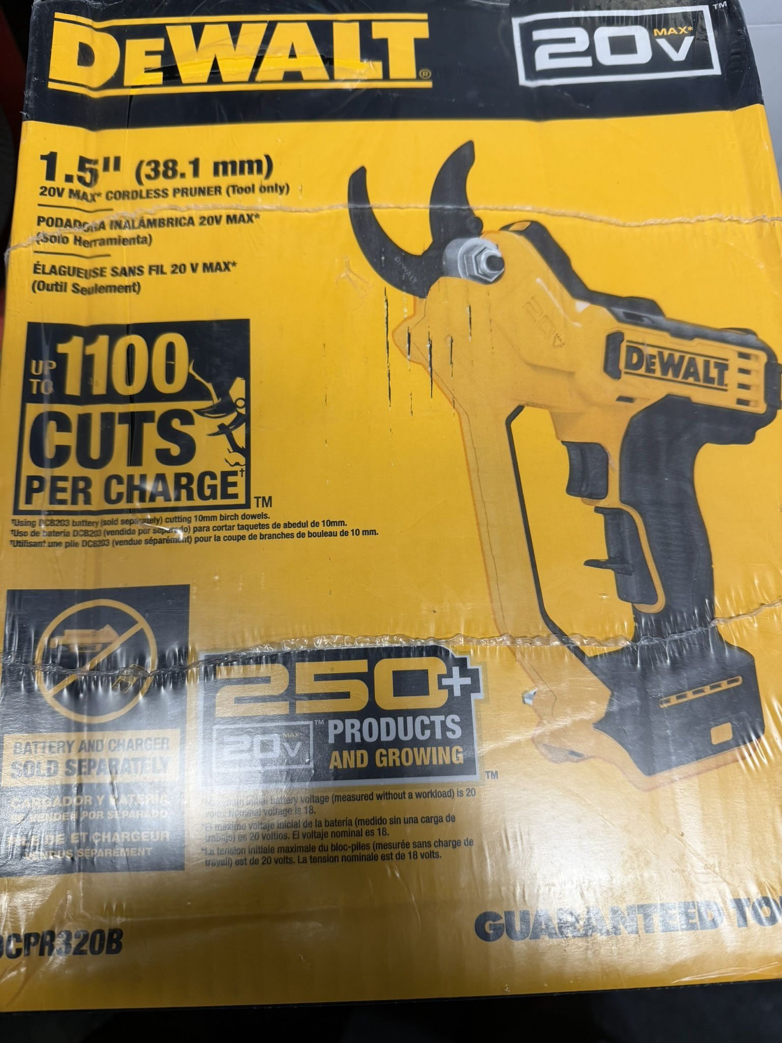 Dewalt Hand Pruners 20v 