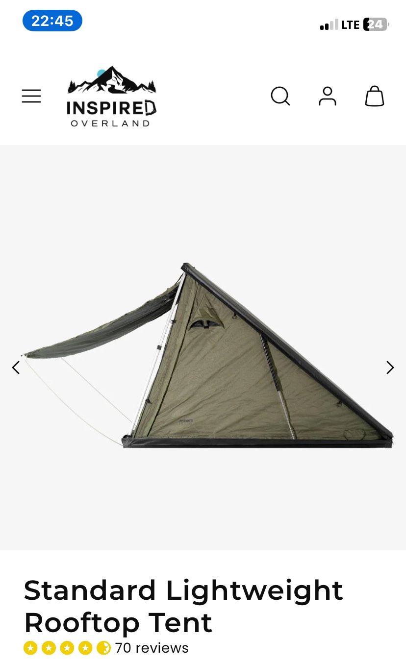 ROOFTOP TENT ⛺️ Tent Inspired Overland