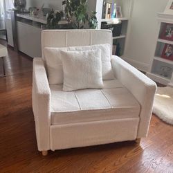 3-in-1 Pull Out Chair Sofa, Sleeper Sofa Bed Chair