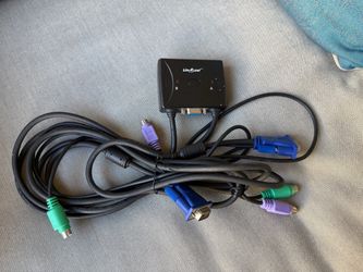 Linkscel 2-Port KVM Switch with Cables