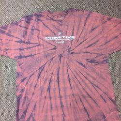 Primitive X Dragon Ball Men's T-shirt Tie Dyed