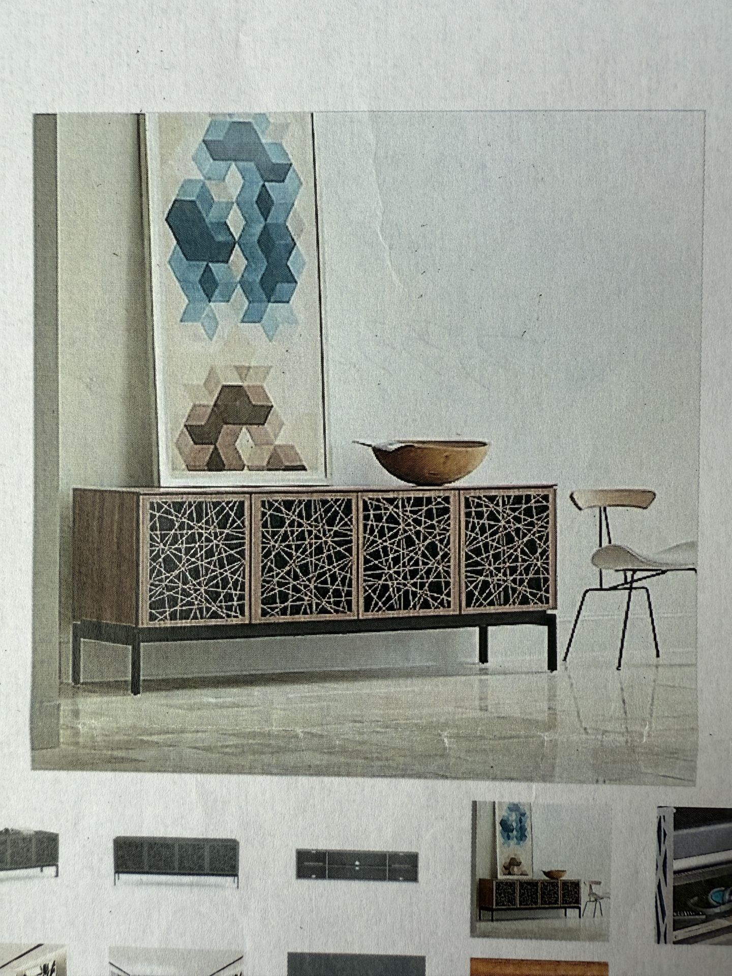 Elements TV stand Scan design