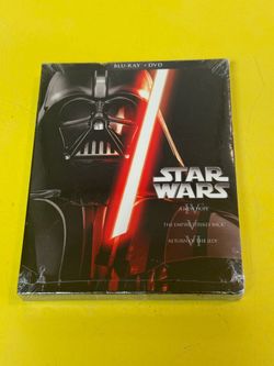 Star Wars, the original trilogy Blu-ray DVD six disc box set brand new factory sealed episodes a new Hope Empire strikes back in return to the Jedi TH