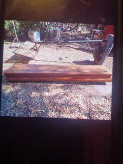 10 foot wooden  planks